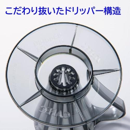 Flower DEEP27 Clear Black Deep Dripper (1 cup) FDD-27CB