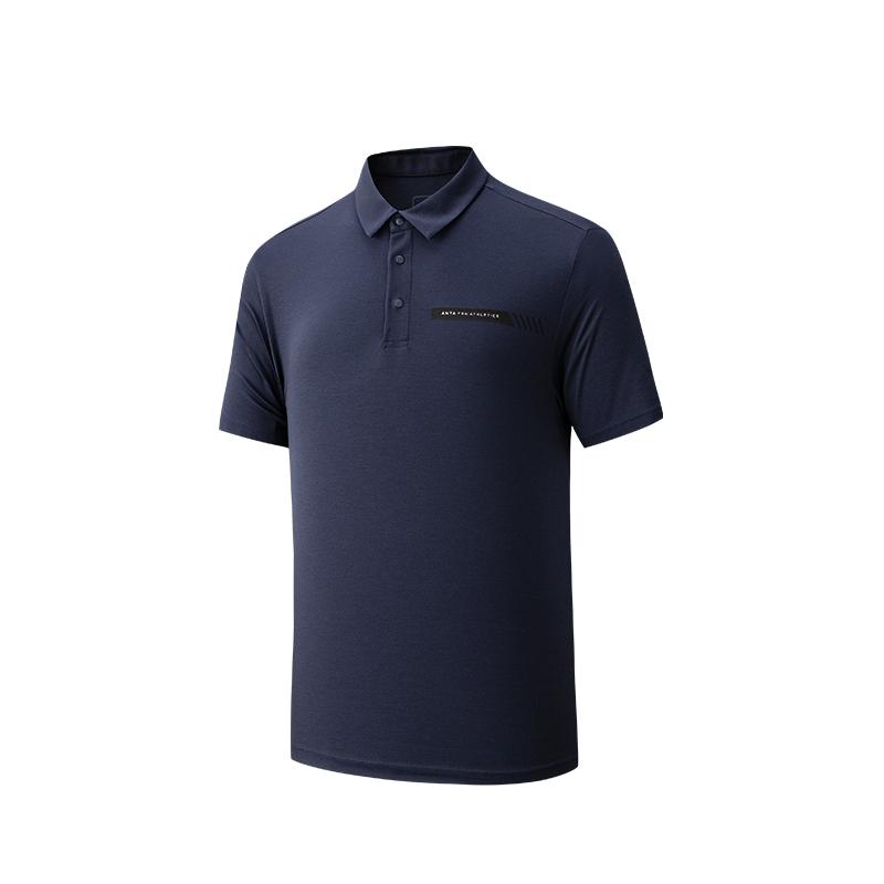 

Anta Simple Soft Versatile Fashion Short Sleeve Polo Shirt Men tops 152627124-4 XL