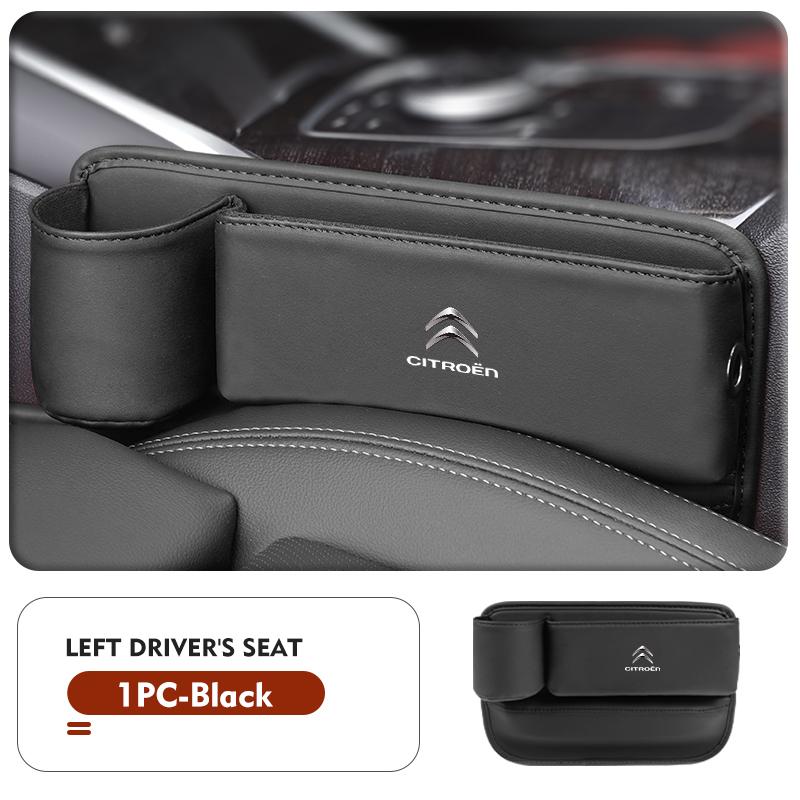 Car Seat Gap Filler Storage Box Water Cup Holder Accessories For Citroen C5 C1 C2 C6 C4L DS3 DS4 DS5 C-Elysee Grand Berlingo