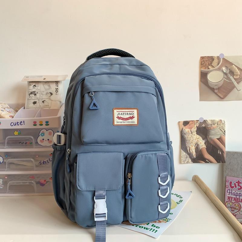 Korean Version of Harajuku Fashion Campus Couple Junior High School Student Backpack Trendy Men's Backpack