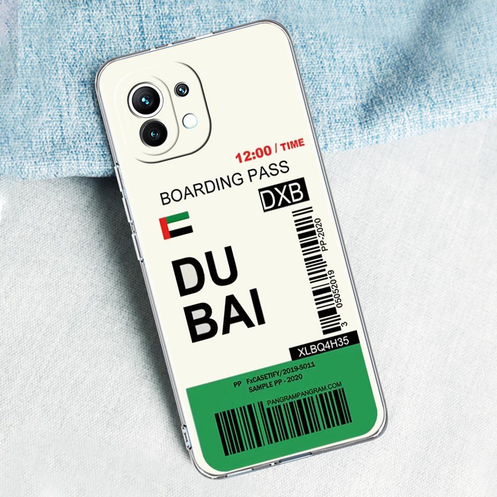 Case For Xiaomi Mi 15 14 13 12 11 Lite 15T 13T 12T Poco X7 X6 X5 Pro 5G X3 NFC F7 F6 F5 Cover World City Travel Ticket New York