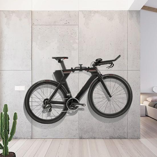 Wall Mount MTB Bicycle Storage Hook Garage Wall Hanger for Helmet Alloy Folding Parking Rack Garage Wall Bicycle Rack Hook for Universal Bike