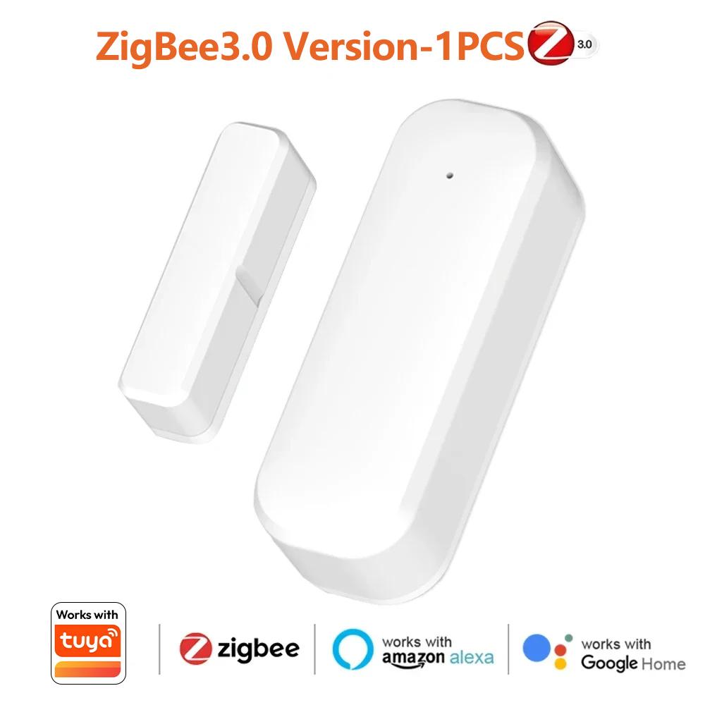 

Zigbee Door Sensor Window Contact Sensor Open Closed Detector Smart Home Alarm Security Protection work with Tuya and Smart Life