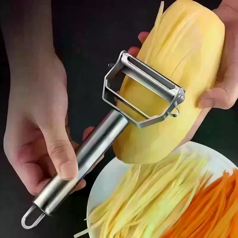 1/3Pcs Stainless Steel Vegetable Peeler Set Multifunctional Fruit Slicer Cutter Tools Potato Carrot Grater Julienne Peeler Slice