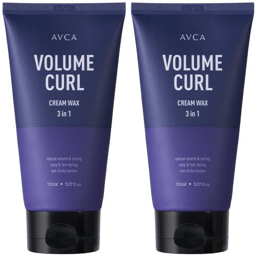 3-in-1 Volume & Curl Cream Wax 150ml x 2