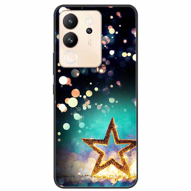 For Vivo V30 Lite Case 6.67'' Silicone Painted Soft TPU Protective Cover for Vivo V 30 Lite 5G Phone Cases V30Lite V2314 Cartoon