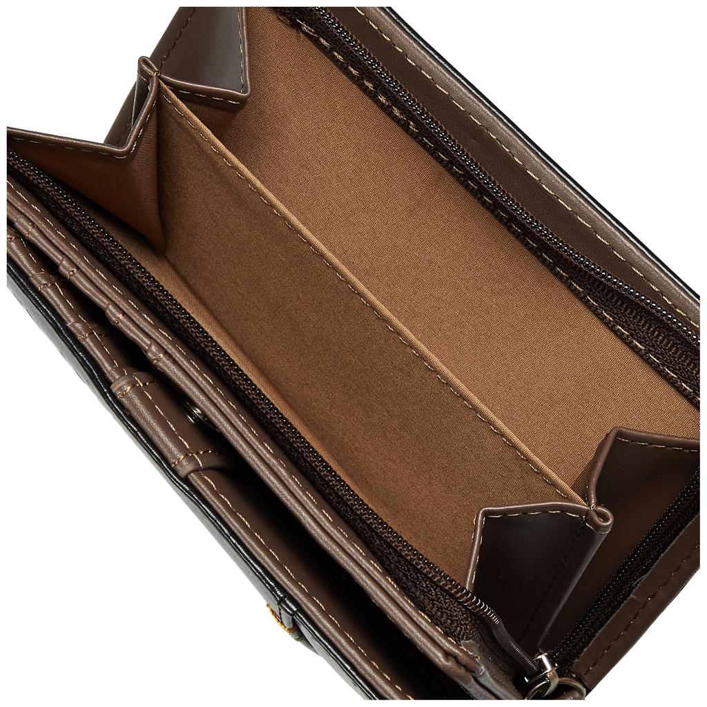VASKA by moz Veska Karion Zipper Bifold Wallet for Men and Synthetic Leather and PU Card Coin L-shaped Women, Compact, Slim, Leather, Slots, Purse,