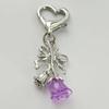 Practical Bowknot Rose Flower Keychain Portable Rose Bowknot Charm Keyring Adornment for Personalizing Phones and Bags