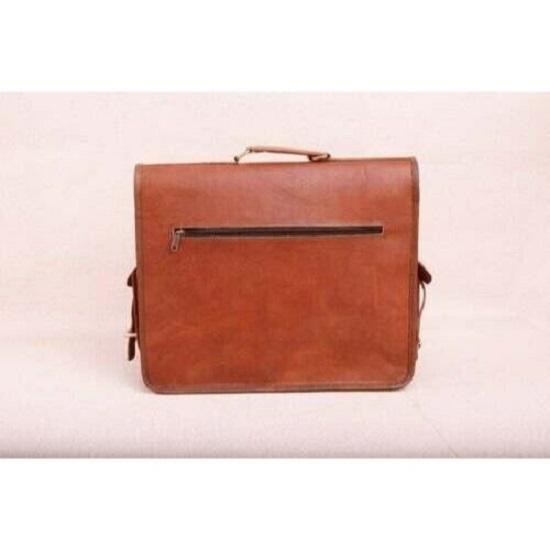 Pánská brašna Vintage Leather Messenger Aktovka na notebook přes rameno