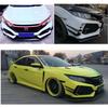 4Pcs Front Bumper Splitter Fins for Honda Civic TYPE R 2016-2021 Carbon