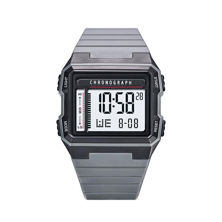 UTHAI CA07 Men's Square Electric Watch Sports Running Time 50ATM Swimming Waterproof LED Fall resistant Male Student Clock