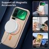 Business Lychee Grain Leather Magnetic Phone Case for Xiaomi 17 Pro 15 Pro Max 15 Ultra Wireless Charging Shockproof Slim Cover