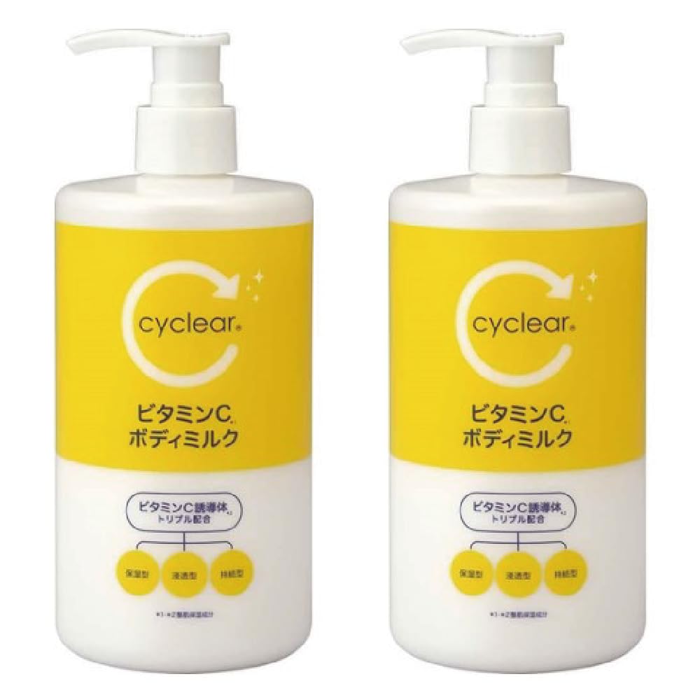 

Kumano Yushi Cyclear Витамин C Молочко для тела 400 мл Набор из 2 шт.