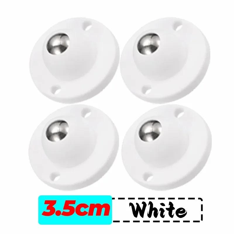 1/20x Self Adhesive Caster Wheels Universal 360° Rotating Sticky Pulley Strong Load Swivel Wheels Ball Bearing Cabinet Wheels