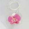 Pearl Phalaenopsis Flower Necklace Colorful Korean Style Choker  Photograph