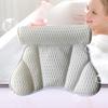 Butterfly Washable Polyester Bathtub Pillow with Suction Cups, Mesh Spa Bath Backrest for Hotel & Home Bathroom Relaxation