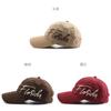 Cotton Baseball Cap For Men Women With Embroidered Letters And Curved Brim For Outdoor Sun Protection