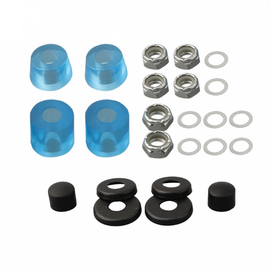 ~ Skateboard - Truck Rebuild Kit HARD 90A Bushings Washers Pivot Cups Rubber 50g