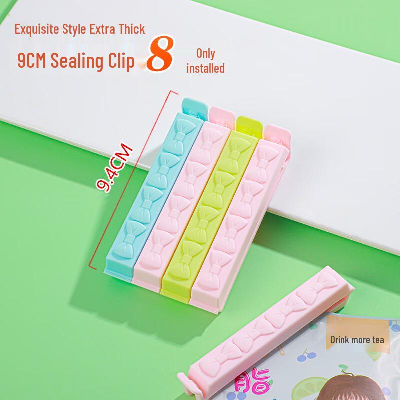 Colored Food Sealing Clips (8-Pack)