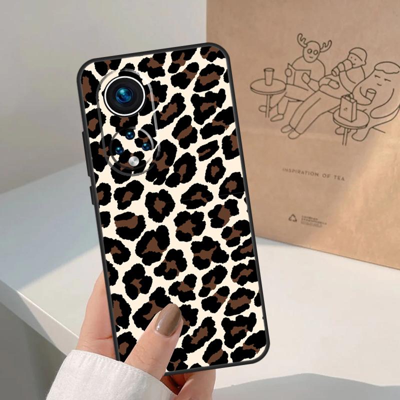Leopard Pattern Animal Colorful For Honor Magic 8 5 6 7 Pro Case For Honor 400 200 Lite 50 70 90 X8c X8b X9a X9b X9c X9d Win