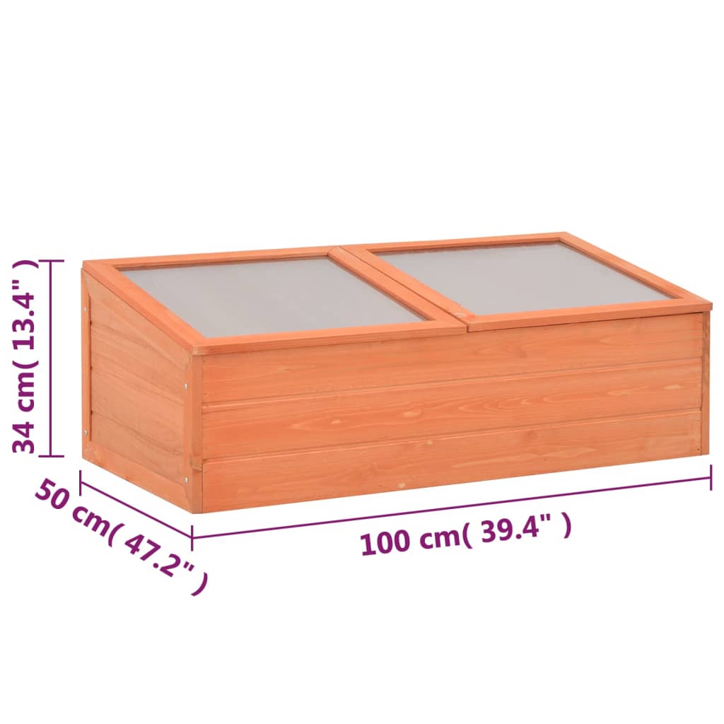 Early Planting Box Wooden 100 X 50 X 34 Cm