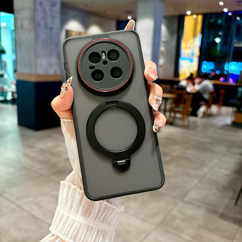 For Huawei Mate 70 Pro+ 60 Pro TUP Material Lens Full Protection Bracket Magnetic Drop Resistant Phone Case CMDLKZJ