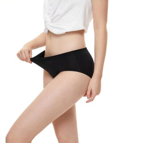 BEST DOING Seamless Period Panties, Leak-Proof, Stay-Stay, Moisture-Wicking, Quick-Drying, Light Incontinence, Seamless, Easy To Wear, Absorbent Sanit