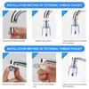 General Faucet Extender Faucet Filter Elements Water Purifier Filter For Shower PP Cotton Filtration Purifier Soften Hard Water