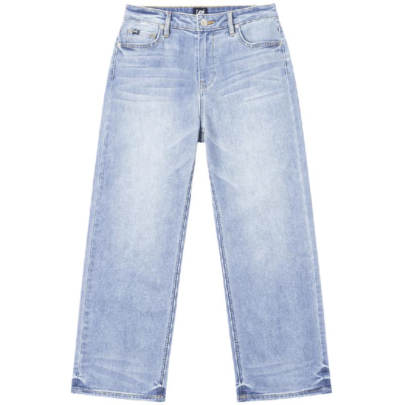 

Lee Women s Cool-Feel Straight-Leg Light Blue Jeans 25