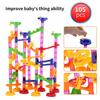Bead Coaster Slope Looping Educational Toy for and Elementary School Focus and Home Baby Ages 3 and Up 105-Piece Set, Kids, Toddlers, Students, Play,