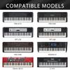 Musiin Piano Keyboard Dust Compatible with Yamaha MODX6 Premium Chinlon Soft Touch Fit Design 61-Key Cover, 61, YPT-280, YPT-270, PSR-E273, PSR-E360