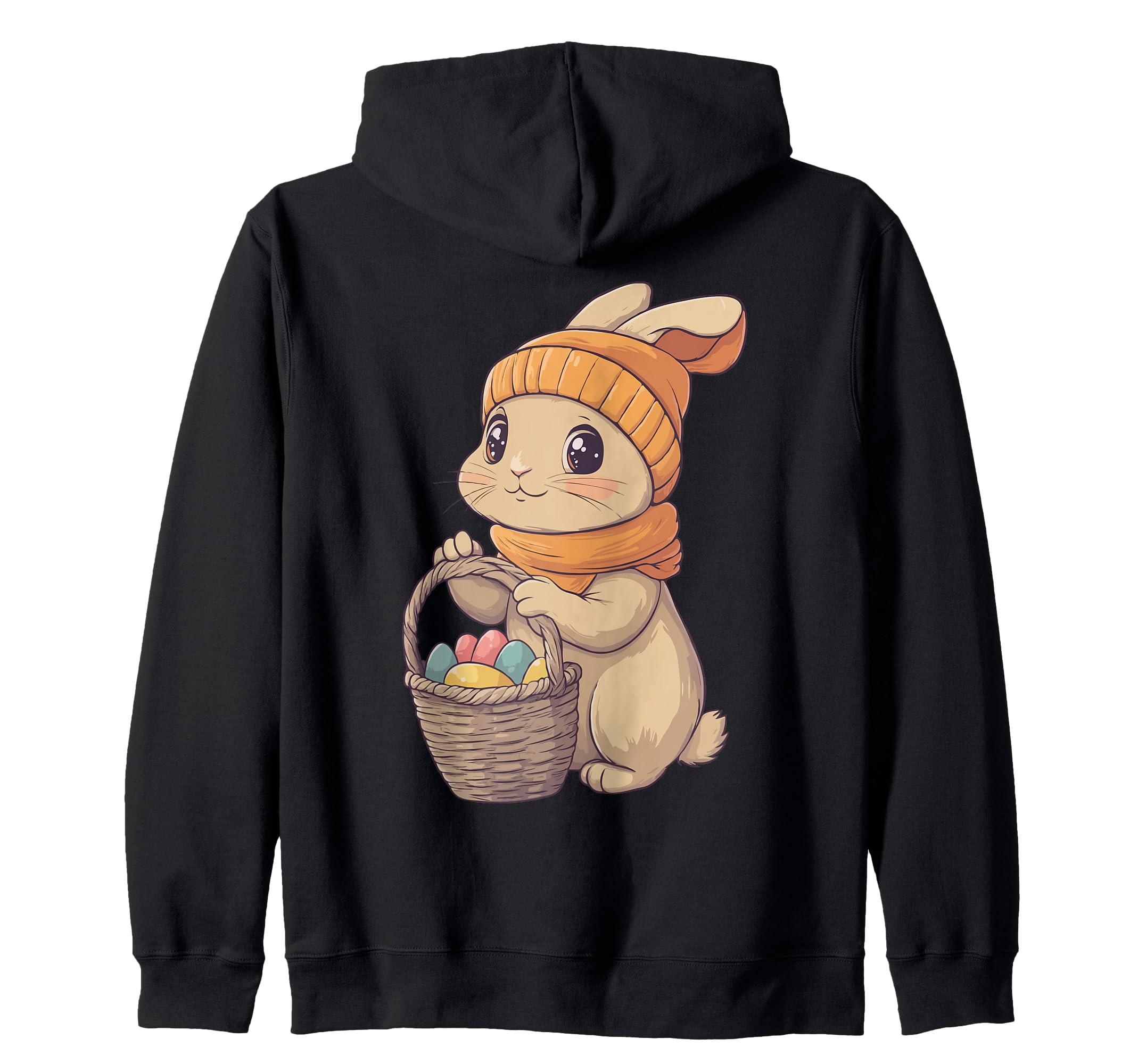 

Easter Rabbit Costume Kids Girls Boys Decoration Easter Bunny Zip Hoodie чорний