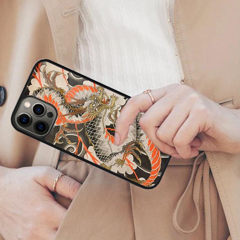 Asian Chinese Dragon Magnetic Phone Case For APPLE iPhone 17 Air 16 14 13 12 Pro Max 15 Plus Wireless Charge With MagSafe Cover