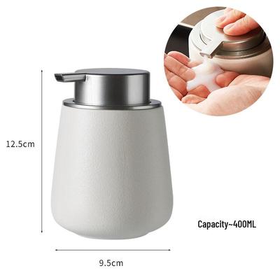 OIMG Frosted Ceramic Pump Dispenser Bottle