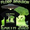 2025 Florp Invasion Earth Funny Alien Brainrot Funny Cat Printed Women Clothing Vintage 100% Pure Cotton Printed T-shirt Y2k