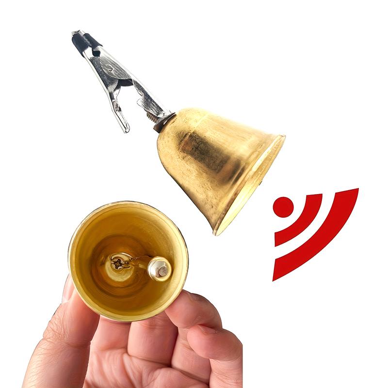 Sea Fishing Iron Brass Bells Fishing Bells Alarm With Eagle Clamp Bait Alarm