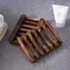 Handcrafted Wooden Soap Dish for Bathroom Sink and Shower