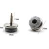 10pcs/set Metal Furniture Felt Pad Gray Round Shape Floor Protectors Wear-resisting Decreases Friction Anti-slip Mat