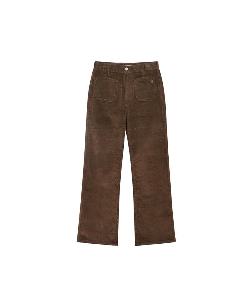 Siyajyu Sipt7131 Essential Bootcut Corduroy Pants_Brown