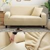 Jacquard Thick Sofa Covers For Living Room Plain Couch Cover Corner L Shape Chaise Longue Sofa Slipcovers Solid Color 1pc for Home