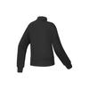 Fila Solid Color Stand Collar Fitness Pullover Long Sleeve Sweatshirt Women Sweatshirt Deep-Black A11W341211F-BK