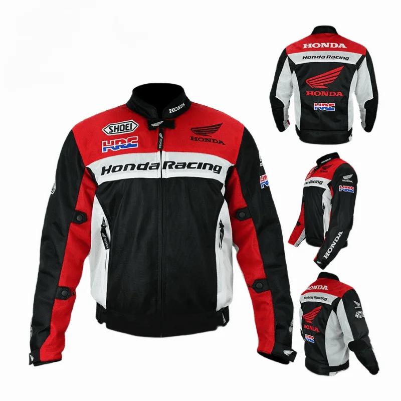 Ydcr7 Honda Jacket Off-road Motorcycle Racing Suit Men's and Women's Summer Anti Fall Breathable Mesh Jacket HRC Cycling Suit