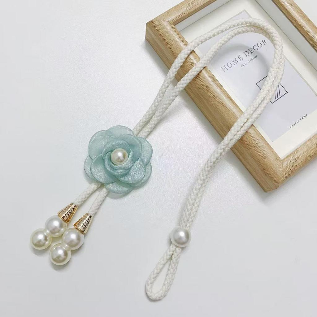 New Floral Curtain Tiebacks, Modern Minimalist Style, Adjustable Design Fits All Sheer Curtains, Tidy Up Windows .