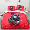 Game Valorant Neon Beding Set Young Boys Young Girls Twin Quen Sized Dimensions Soft Duvet Cover Pilowcase Bed Children Kids Adult People Fashion Home
