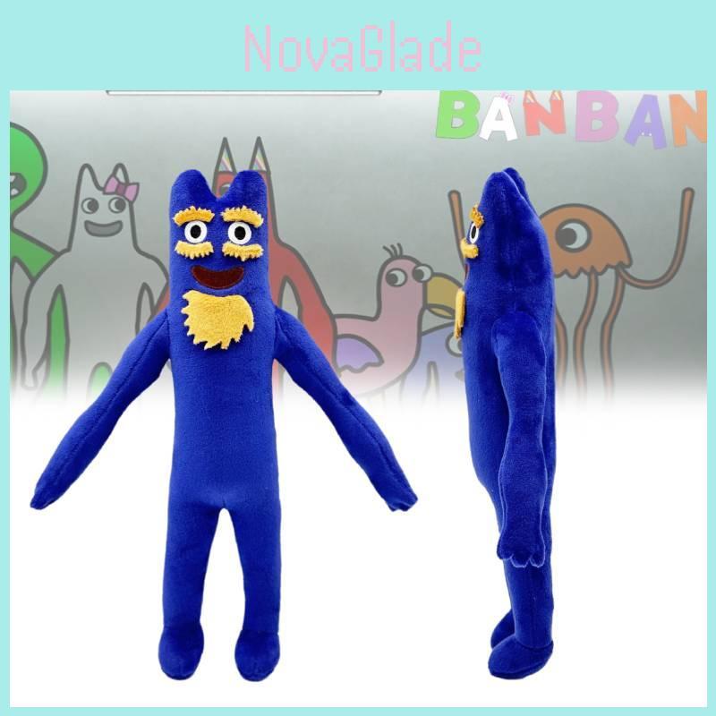 Adorable Purple Yellow Mustache Garten Of Banban Plush Toy Soft Pp Cotton Stuffed Doll