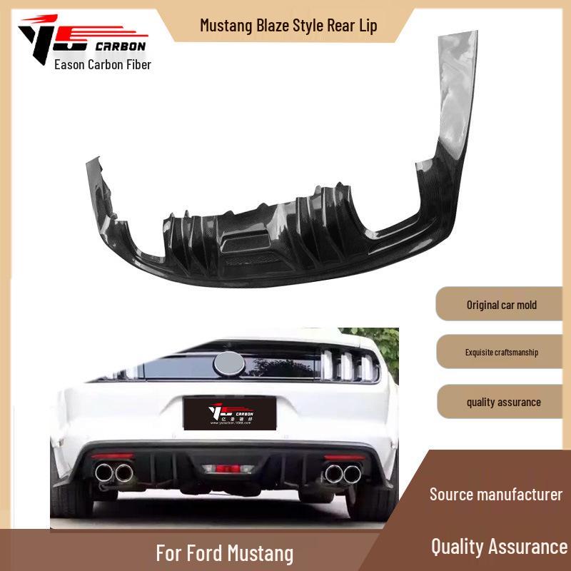 Ford Mustang Blaze Edition Carbon Fiber Rear Spoiler (2015-2022)