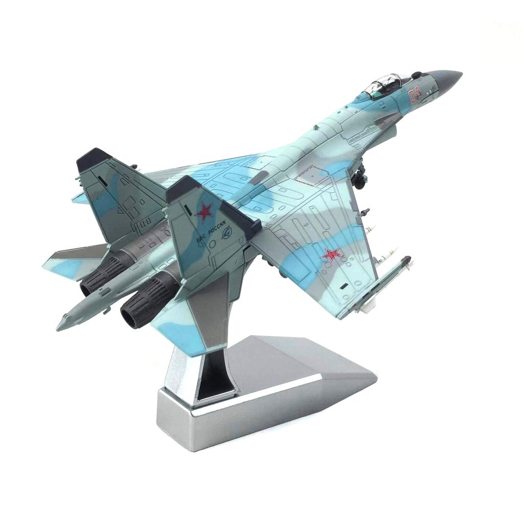 Diecast Metal Alloy Russia Fulcrum Flanker SU 35 Su-35 SU35 Aircraft 1/100 Scale Airplane Fighter Model Decoration Plane For
