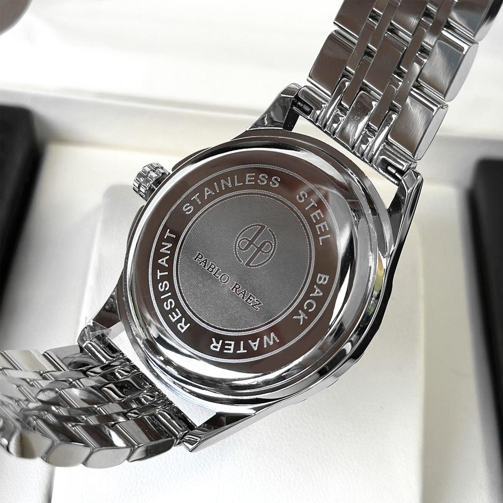 New Men's Watch Brand Big dial Business Waterproof Calendar High Quality Stainless Steel Male Fashion Quartz Quartz Watches Gift