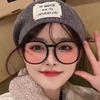 New Trend Korean Oversized Gradual Pink Powder Blusher Myopia Glasses Anti Blue Light Blocking Computer Eyewear Diopter 0 To-4.0