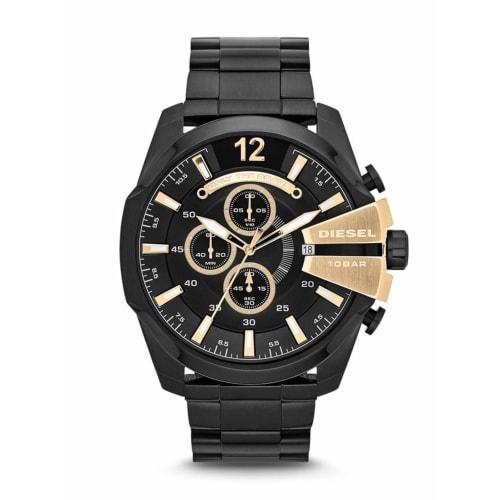 

Diesel Men s Large Chronograph Watch with 3-Time Display, DZ4338